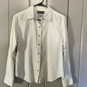 Columbia Corduroy Button-Up Blouse